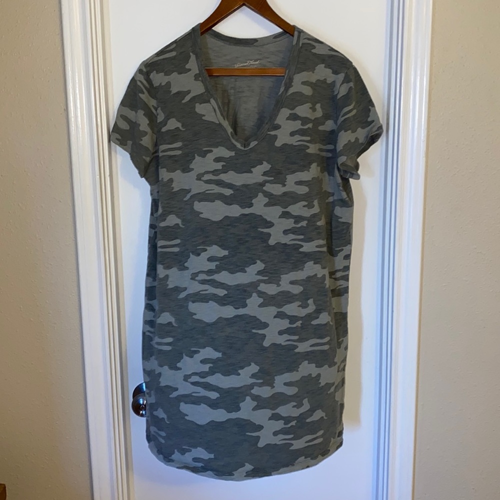 Camo T-Shirt Dress